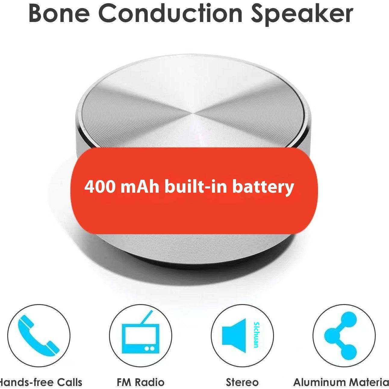 Bone Conduction Wireless Bluetooth Speaker Tws Black Technology Magnetic Portable - ProTrendyz