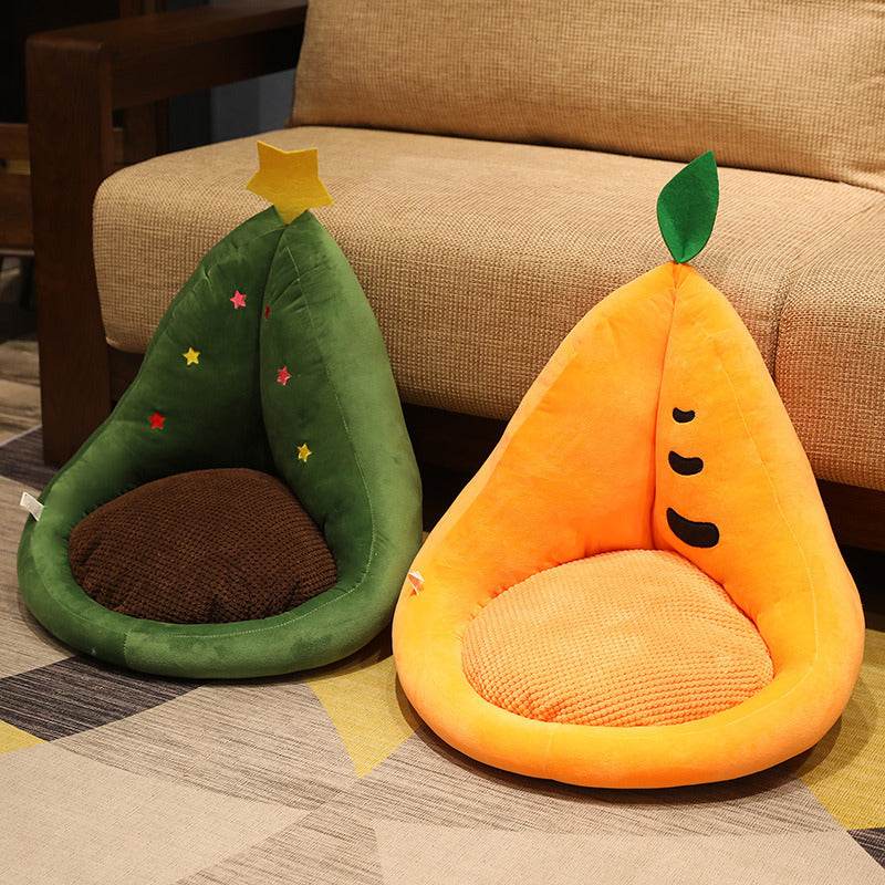Kawaii Multifunction Plush Fruit Soft Stuffed Cactus Avocado Carrot Pillow Toys Home Office Decor Chair Seat Cushion - ProTrendyz