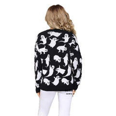 Halloween Sweater Pullover Plus Size Knitwear