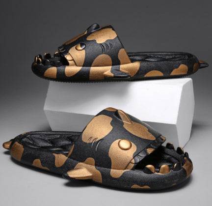 Home Slippers Cute Shark Couple Casual Large - ProTrendyz