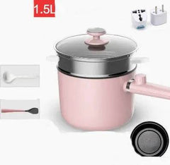 Mini Hot Pot Portable Electric Cooking Pot Mini Plug-in Household Lazy Cooking - ProTrendyz