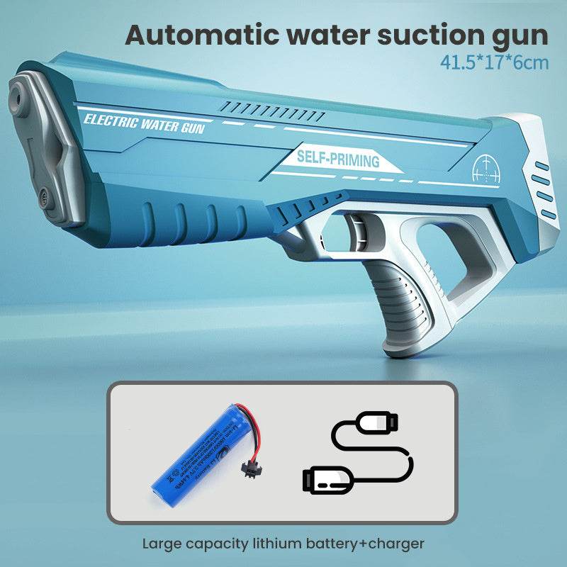 Space Water Gun Electric Automatic Water Absorption Water Fights Toy Outdoor Beach Swimming Pool Bath Toys For Children Kid Gift - ProTrendyz