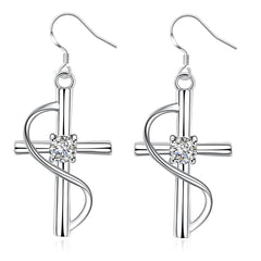 New Cross-border Popular Elongated Cross Earrings - ProTrendyz