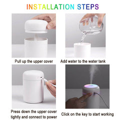 Aroma Essential Oil Diffuser Grain Ultrasonic Air LED Aromatherapy Humidifier - ProTrendyz