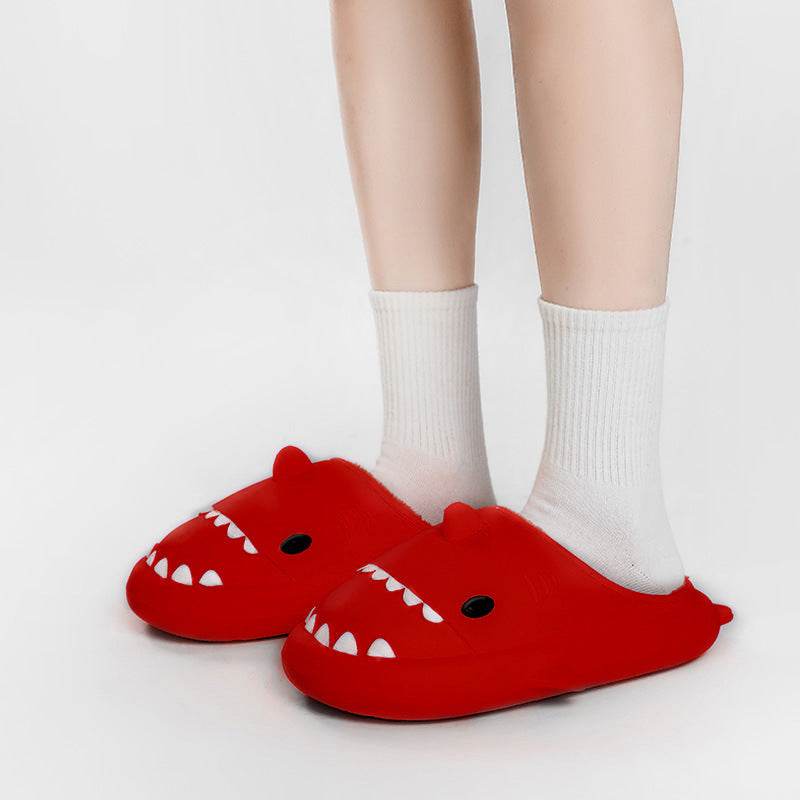 Cartoon Shark Shoes Home Slippers EVA Lovers Slippers Winter Soft Bottom Waterproof Shoes - ProTrendyz