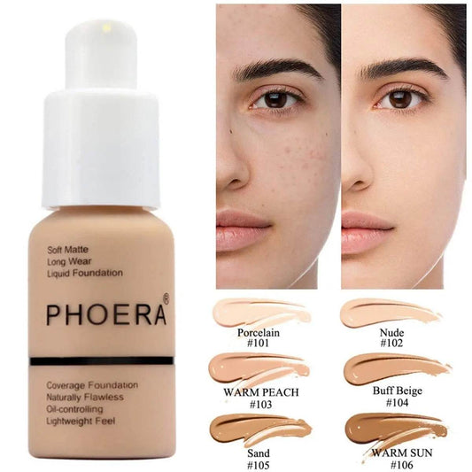 Explosive Press Type Oil Control Natural Color Matte Concealer Foundation Cream - ProTrendyz