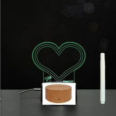 3D Acrylic Board Handwriting Message Board LED Light - ProTrendyz