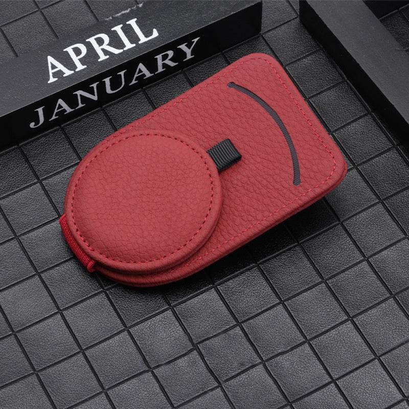 Car Glasses Holder Universal Sun Visor Eyeglasses Clip Sunglasses Case Card Holder Auto Interior Accessories - ProTrendyz