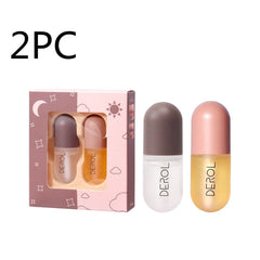 Day Night Instant Volume Lip Plumper Oil Clear Lasting Nourishing Repairing Reduce Lip Fine Line Care Lip Beauty Cosmetic - ProTrendyz