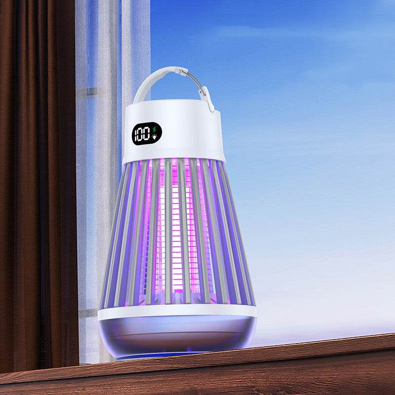Digital Display Mosquito Killer Lamp Electric Shock Mosquito Trap Light Radiationless Insect Repellent Trap For Bedroom Outdoor Summer Gadgets - ProTrendyz