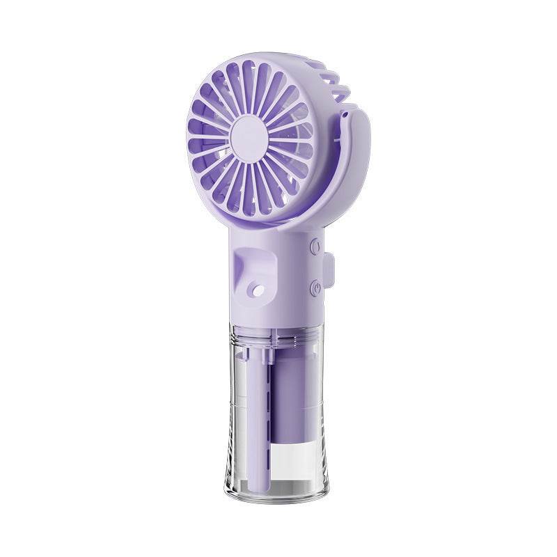 Portable Handheld Spray Fan 4-Speed Water Spray Mist Fan Summer Cooling Artifact USB Charging Summer Supplies Outdoor Mini Fan - ProTrendyz