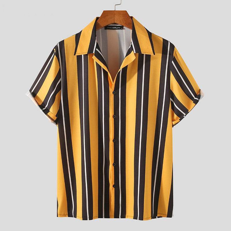 Soft Shirts For Men Shirt Mens Summer Streetwear Casual - ProTrendyz