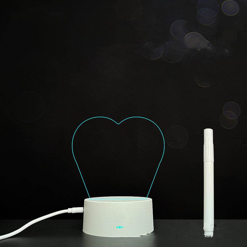 3D Acrylic Board Handwriting Message Board LED Light - ProTrendyz