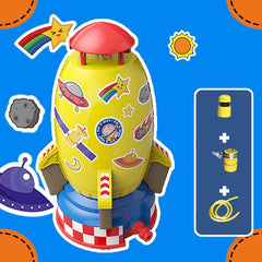 Rocket Launcher Toys Outdoor Rocket Water Pressure Lift Sprinkler Toy Interaction In Garden Lawn Water Spray Toys For Kids Summer Gadgets