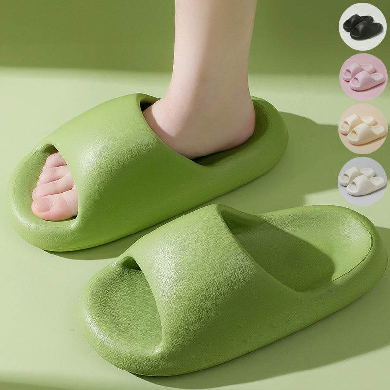 New Bread Shoes Soft Slippers Summer Candy Color Bsthroom Slippers - ProTrendyz