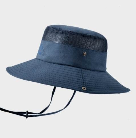 Solid Color Big Brim Sun Hat Outdoor Mountaineering Protection - ProTrendyz