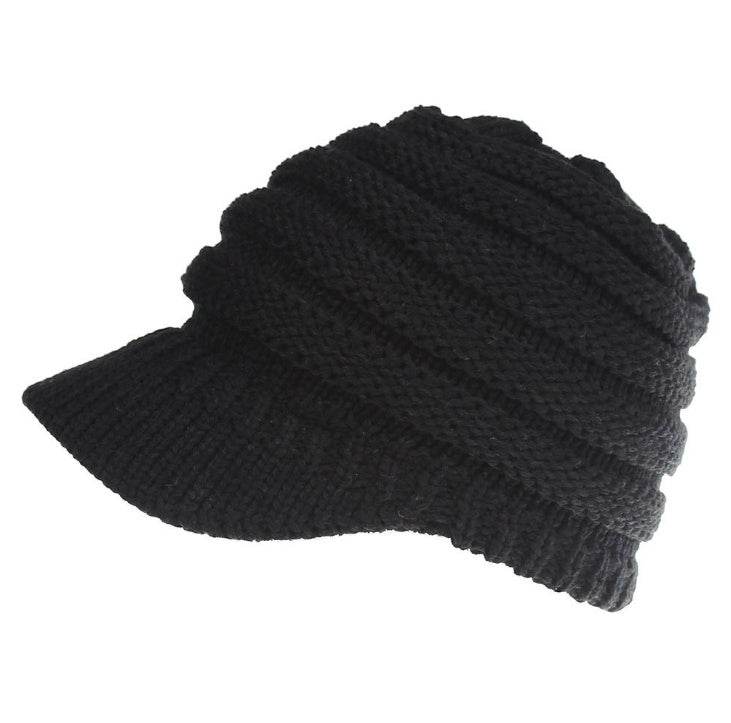 Women Ponytail Beanies Autumn Winter Hats Female Soft Knitting Caps Warm Ladies Skullies - ProTrendyz
