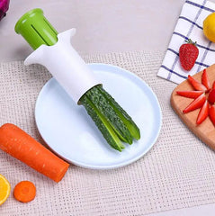 Creative Vegetable Cutters Fruit Kitchen Cucumber Carrot Divider Strawberry Slicer Splitter Kitchen Gadget Accessories - ProTrendyz