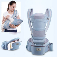 Ergonomic Baby Carrier Infant Baby Hipseat Carrier 3 In 1 Front Facing Ergonomic Kangaroo Baby Wrap Sling - ProTrendyz