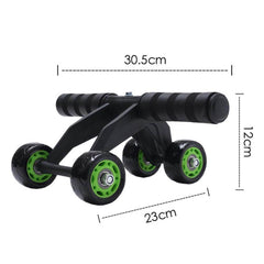 Four-wheeled Abdominal Roller Home Exercise Abdominal Muscle Fitness Equipment - ProTrendyz