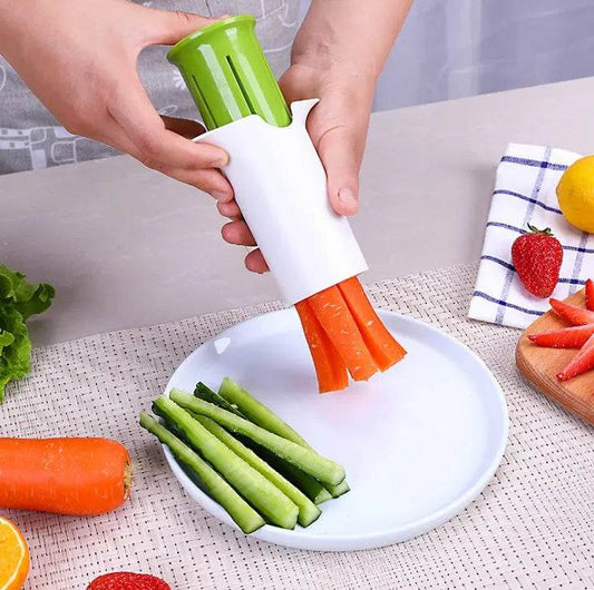 Creative Vegetable Cutters Fruit Kitchen Cucumber Carrot Divider Strawberry Slicer Splitter Kitchen Gadget Accessories - ProTrendyz