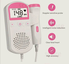 Fetal Heart Rate Monitor Home Pregnancy Baby Fetal Sound Heart Rate Detector US - ProTrendyz