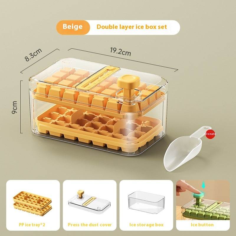 28 56 Grids Reusable Ice Mold Ice Cubes Tray DIY Moulds Ice Cubes Maker Release Homemade Ice Cubes Tray Mold Home Ice Making Tool - ProTrendyz