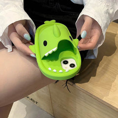 Funny Shark Slipper Phone Case For Iphone 11 12 13 14 Pro Max Creative Soft Silicone Shockproof Protective Full Cover For Apple - ProTrendyz