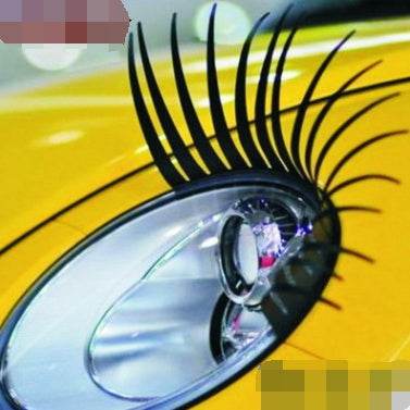 Headlight Eyelash Sticker Car Eyelashes Car False Eyelashes Car Sticker Electric Eye Sticker (2 Pack) - ProTrendyz
