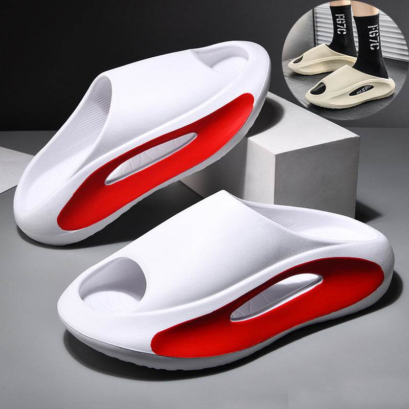 Ins Slippers Women Men Peep Toe Slipper Summer Hollow Unisex Sports Beach Shoes - ProTrendyz