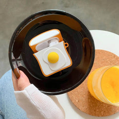 Compatible with Apple, Breakfast Egg Toast Airpod Case - ProTrendyz