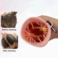 2 In 1 Dog Paw Cleaner Cup Soft Pet Dog Foot Cleaning Washer Brush Cup Portable Pet Foot Washer Paw Clean Brush Foot Cleaning Bucket Pet Products US - ProTrendyz