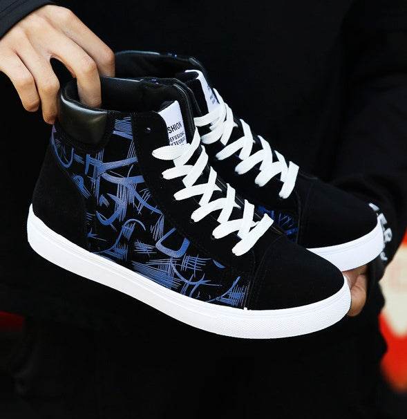 Spring high top shoes Korean Edition men''s shoes - ProTrendyz