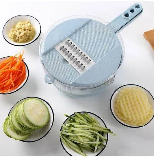 8 In 1 Mandoline Slicer Vegetable Slicer Potato Peeler Carrot Onion Grater With Strainer Vegetable Cutter Kitchen Accessories - ProTrendyz