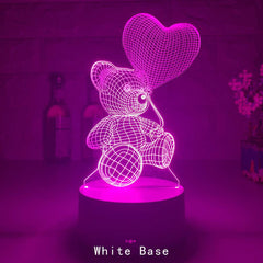 3D Lamp Acrylic USB LED Night Lights Neon Sign Lamp Xmas Christmas Decorations For Home Bedroom Birthday Decor Valentines Day Gifts - ProTrendyz