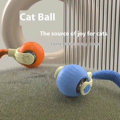 Pet Tug Ball Toy Motion-Activated Interactive Pets Cat Rolling Ball Toy With Bird Chirping Sound Pet Kitten Teaser Game Pet Products - ProTrendyz