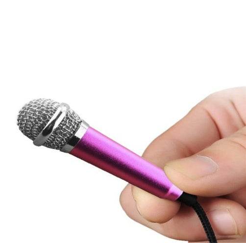 Mini mobile phone microphone mobile phone recording sing small microphone small microphone - ProTrendyz