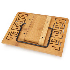 Natural bamboo hollow reading frame - ProTrendyz