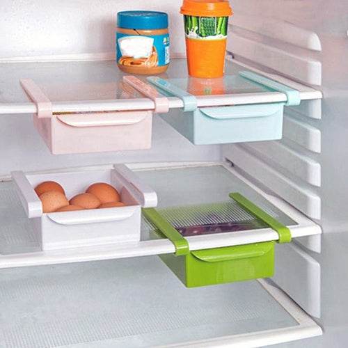 Hanging Plastic Refrigerator Clapboard Storage Rack Kitchen Supplies - ProTrendyz