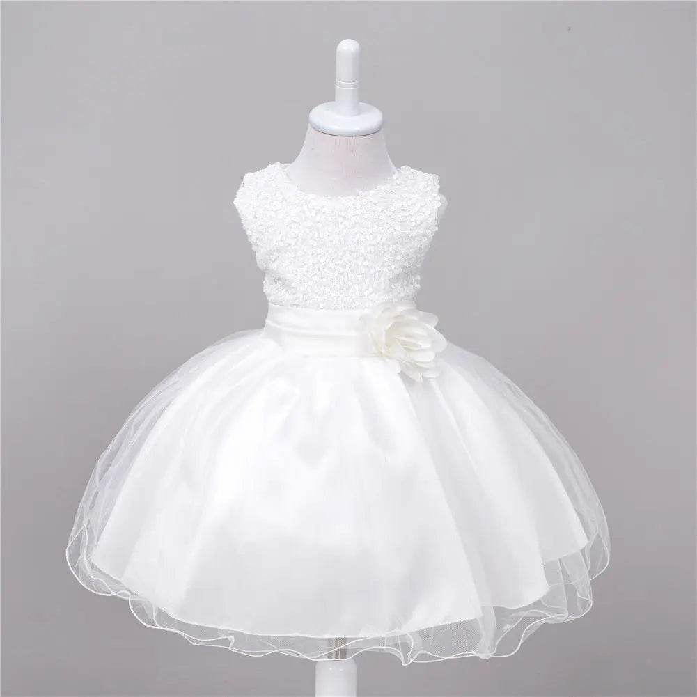 Baby Sequin Dress Flower Girl Wedding Princess Dress - ProTrendyz
