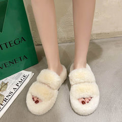 Fuzzy Slippers Women House Shoes Fluffy Bedroom Slippers - ProTrendyz