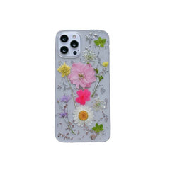 Silver Foil Dried Flowers For Mobile Phone Cases Epoxy Transparent - ProTrendyz