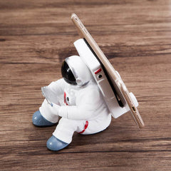 Simple Astronaut Mobile Phone Stand Student Desktop Holder Cute Spaceman Cell Phone Holder Creative Gift Small Desk Decoration - ProTrendyz