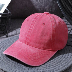 Washed Baseball Caps For Men And Women Outdoor Distressed Sun Hats Simple Caps - ProTrendyz