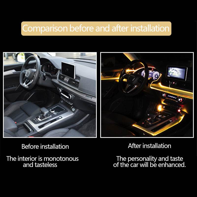 Car Fiber Optic Ambient Light Modified Car Interior Cool Light APP Rhythm Light - ProTrendyz