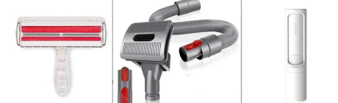 2 in 1 Reusable Pet Hair Remover Brush Lint Roller Portable Effective Self Cleaning Tool for Cat Dog Fur Hair Dust Removal Brush US - ProTrendyz