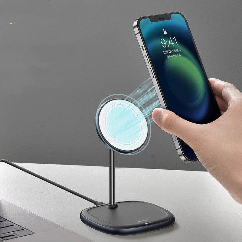Compatible with Apple , Swan Magnetic Desktop Stand Wireless Charger - ProTrendyz