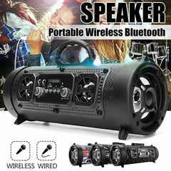High-power Portable Waterproof Wireless Bluetooth Speaker Wide - ProTrendyz