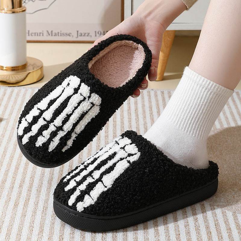 Halloween Ghost Hand Cartoon Thermal Cotton Slippers - ProTrendyz