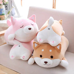 36cm 55cm Cute Fat Shiba Inu Dog Plush Toy Stuffed Soft Kawaii Animal Cartoon Pillow Lovely Gift For Kids Baby Children Gifts - ProTrendyz